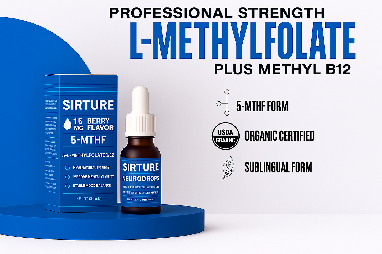 SIRTURE™ NeuroDrops – Fast-Acting Cognitive Support in Every Drop